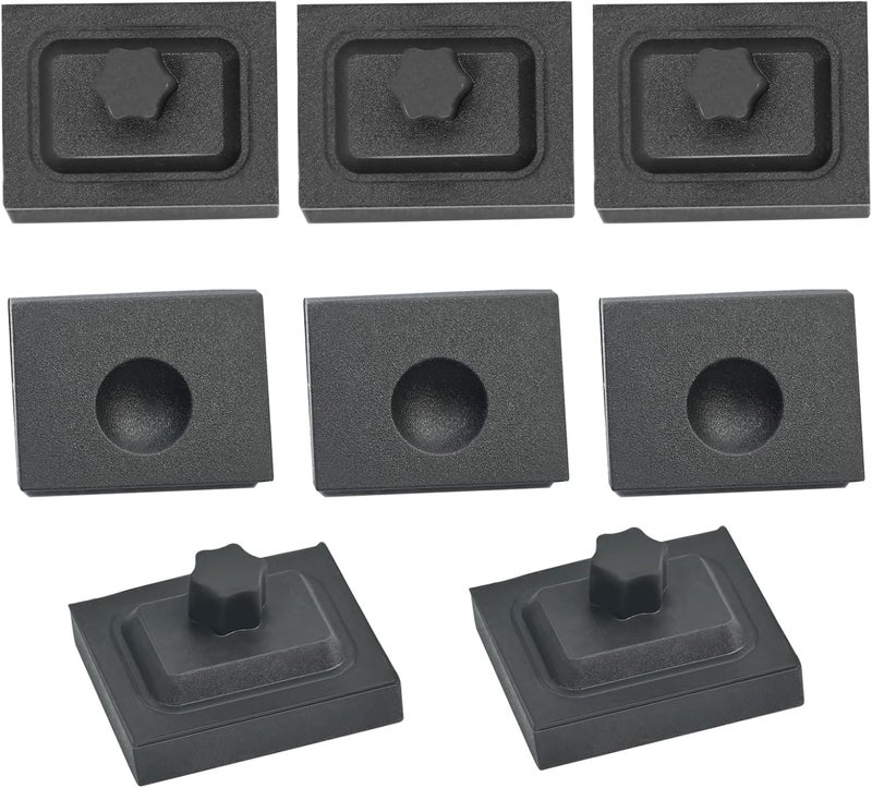 AQBB 8 Packs 826885 Stove Rubber Feet Compatible with Wolf CG Series Gas Cooktop Range Burner,Gas Cooktops Burner Grate Pad Fit for CG304T/S CG304P/S CG365P/S CG365T/S And More - Image 1